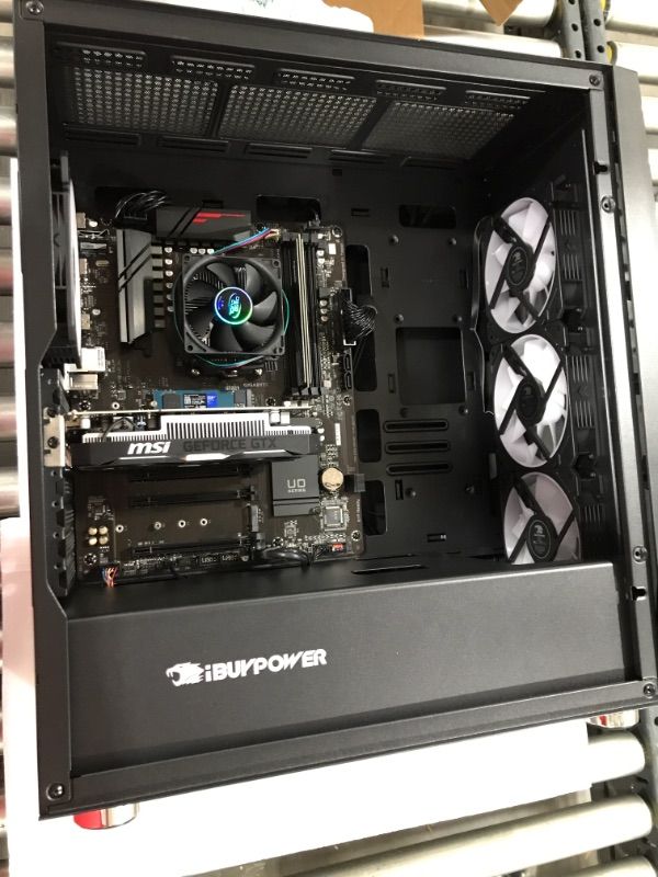 Photo 2 of iBUYPOWER Pro Gaming PC Computer Desktop Slate5MR 250a (AMD Ryzen 3 3100 3.6 GHz, NVIDIA GTX 1650 4GB, 8GB DDR4, 480 GB SSD, WiFi Ready, Windows 11 Home)
