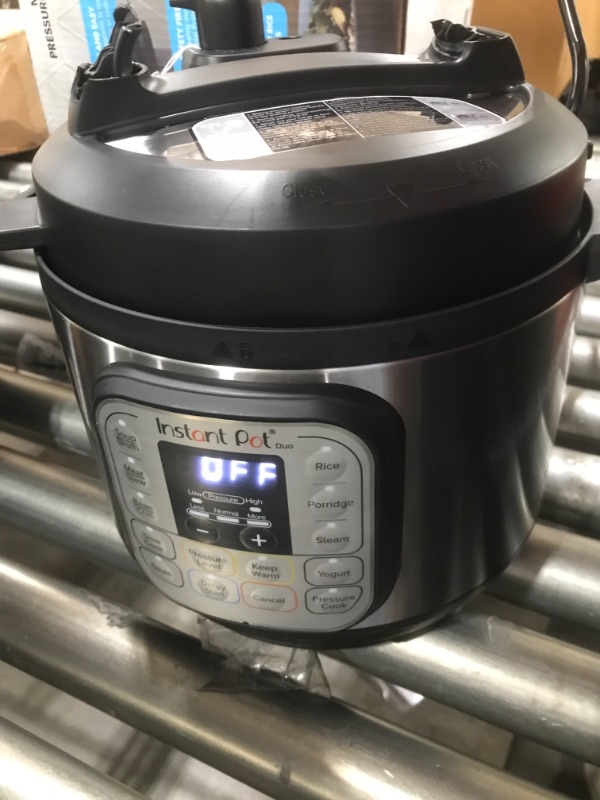 Photo 1 of Instant Pot Duo Mini 3 Qt 7-in-1 Multi- Use Programmable Pressure Cooker, Slow Cooker, Rice Cooker, Steamer, Sauté, Yogurt Maker and Warmer