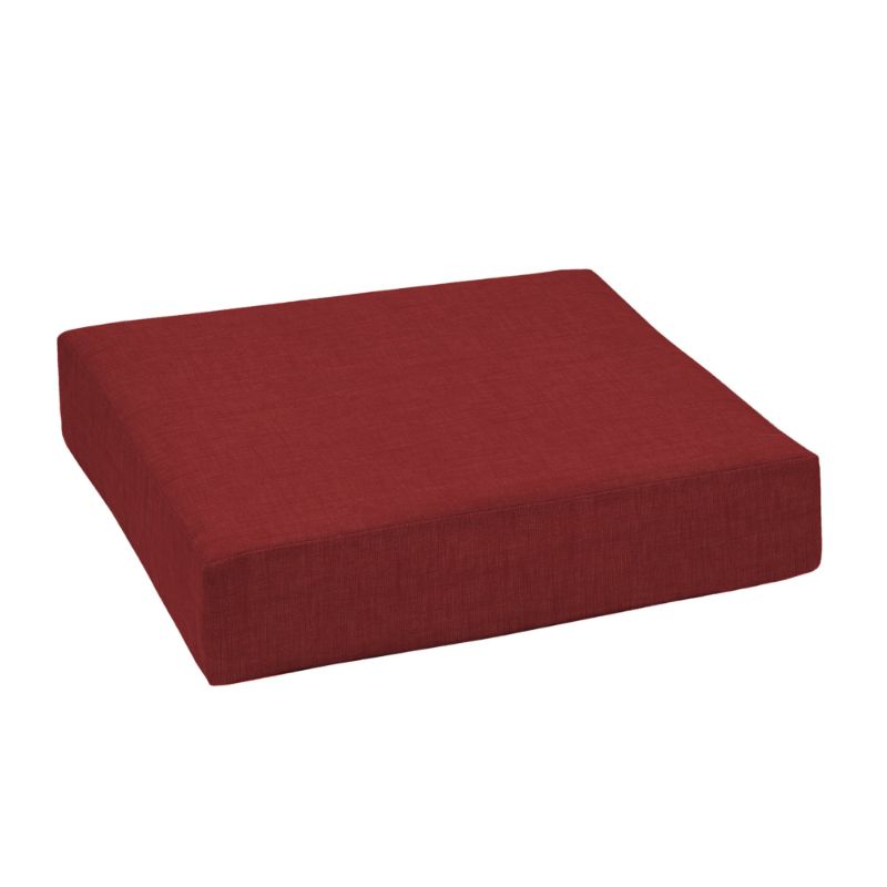 Photo 1 of  Outdoor Deep Seat Cushion 24 x 24, Ruby Red Leala
