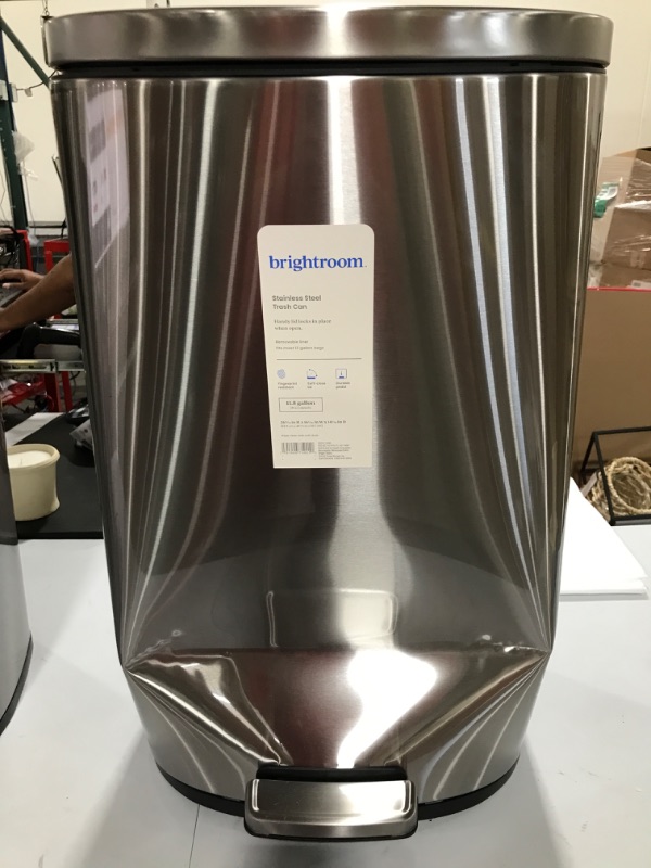 Photo 2 of 45L D Shape Step Trash Can - Brightroom