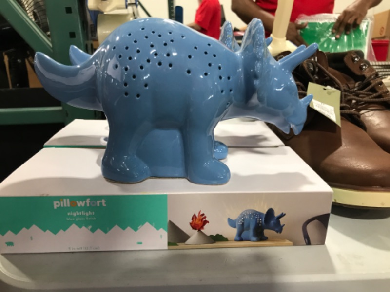 Photo 2 of Dinosaur Ceramic Nightlight Blue - Pillowfort™
