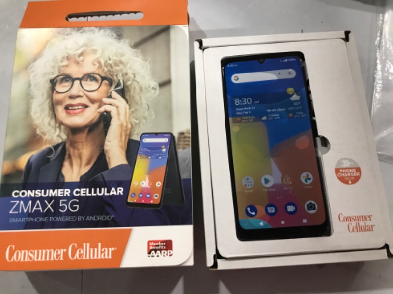 Photo 1 of Consumer Cellular ZMAX 5G (64GB) - Navy Blue wouldn't start

