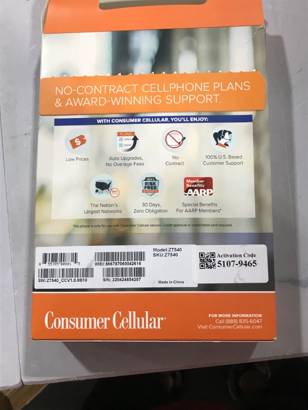 Photo 2 of Consumer Cellular ZMAX 5G (64GB) - Navy Blue wouldn't start

