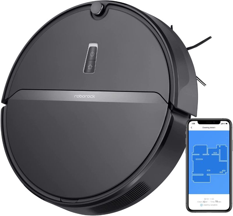 Photo 1 of Roborock E4 Robot Vacuum Cleaner, Smart Navigation Robotic Vacuum, 2000Pa Strong Suction, 200 min Runtime, Self-Charging, APP Control, Perfect for Pet Hair, Carpet, Larger Home, Works with Alexa

