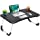 Photo 1 of Portable Foldable Laptop Table Tray Stand Laptop Bed Desk Lap Desk for Bed for Working Writing Reading Eating lapdesk on Low Sitting Floor (Black Wire)
