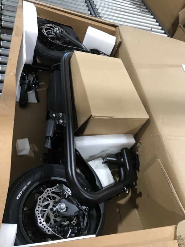 Photo 2 of Phantomgogo Commuter R1 - Electric Scooter for Adults - Foldable Scooter with Seat & Carry Basket - 450W Brushless Motor 36V - 15MPH 265lbs Max Load E Mopeds for Adults
