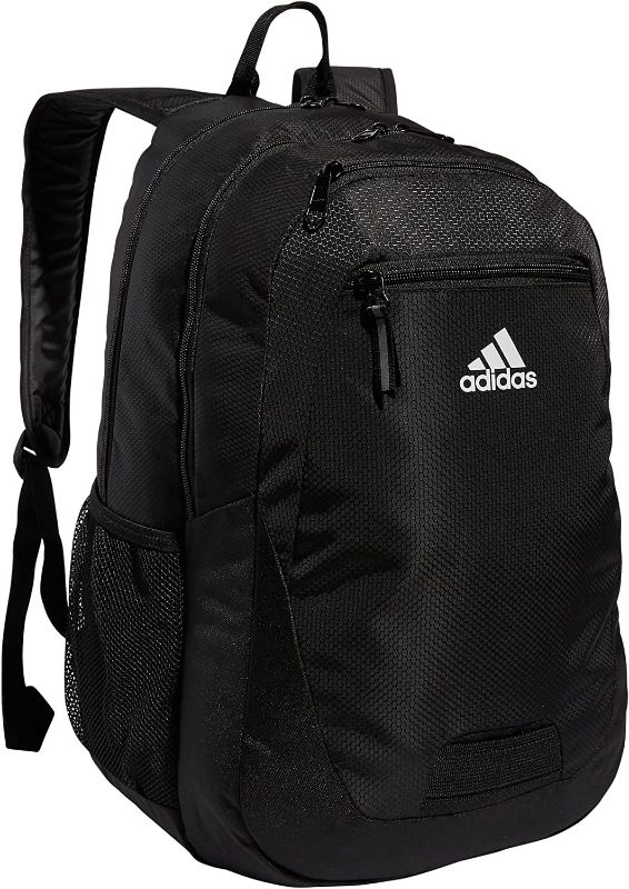 Photo 1 of adidas Foundation 6 Backpack, Black/White, One Size