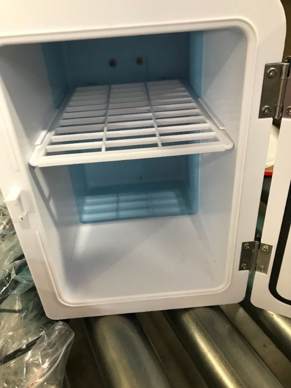 Photo 3 of Frigidaire EFMIS175-BLUE Portable Mini Fridge-Retro Extra Large 9-Can Travel Compact Refrigerator, Blue
