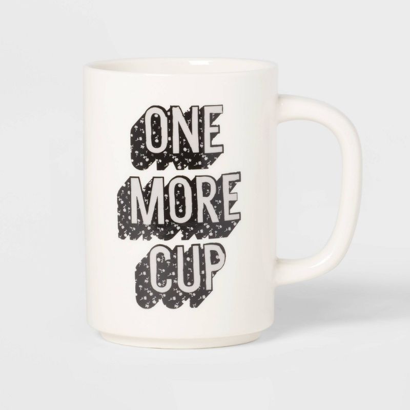 Photo 1 of 16oz Stoneware One More Cup Mug - Room Essentials™ (6 PACK)