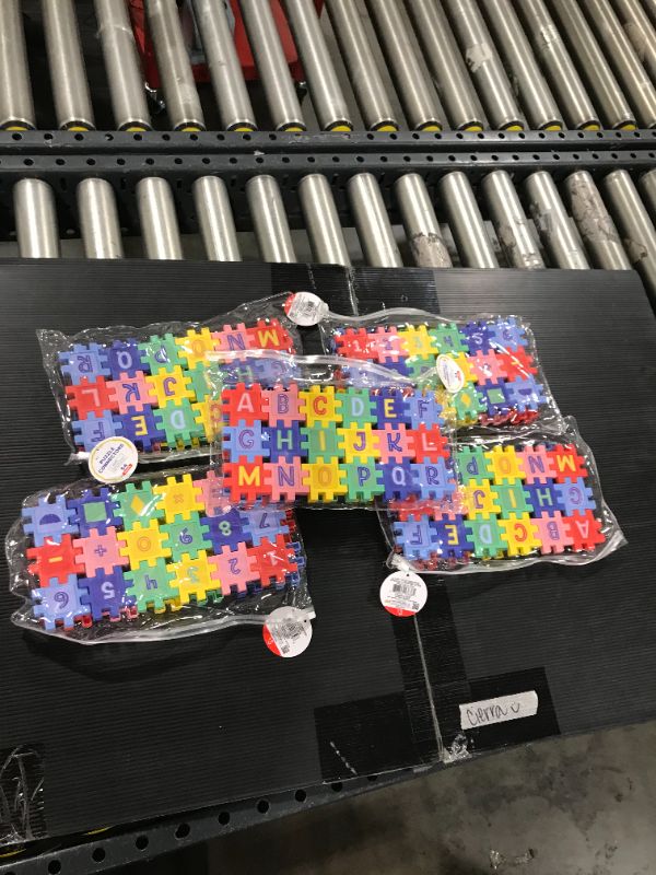 Photo 1 of 54 Ct Puzzle Connectors- Numbners & Shapes