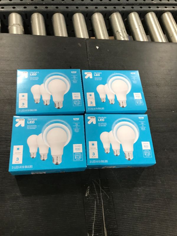 Photo 2 of  LED 60W 3pk Daylight Light Bulbs - up & up™ (4 PACK)