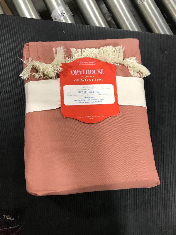 Photo 1 of Fringe Cotton Percale Sheet Set - Opalhouse™ designed with Jungalow™

SZ- Twin / XL Twin