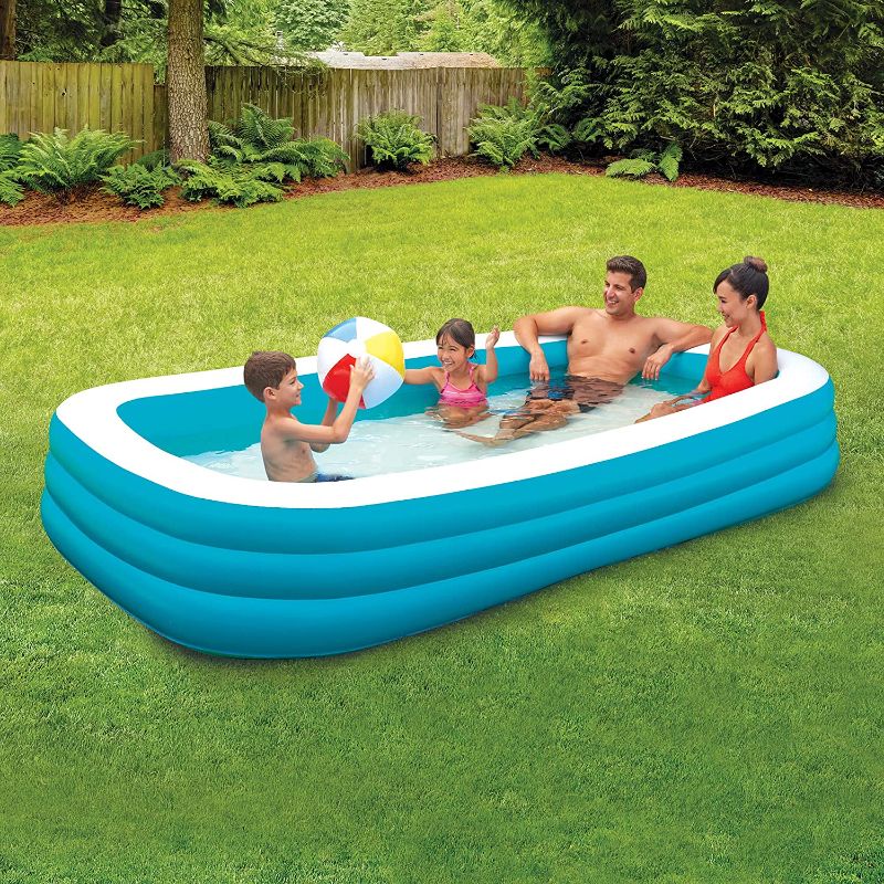 Photo 1 of 118x72x22in inflatable kiddie pool 
