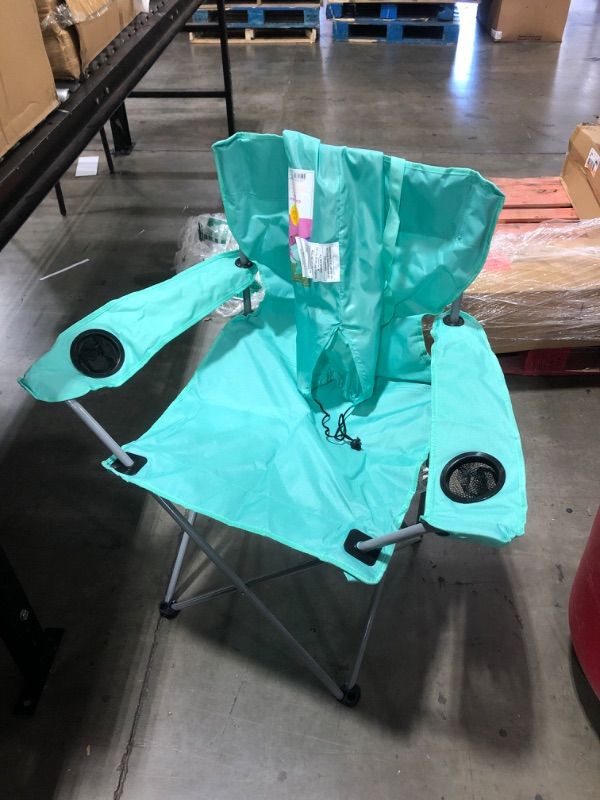 Photo 2 of Adult Outdoor Portable Chair Teal - Sun Squad™
