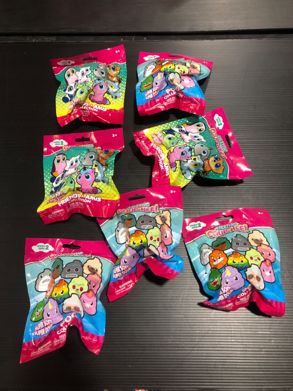 Photo 2 of Amazing Squishee Poo/Friends Collection Blind Bags - Set of 7