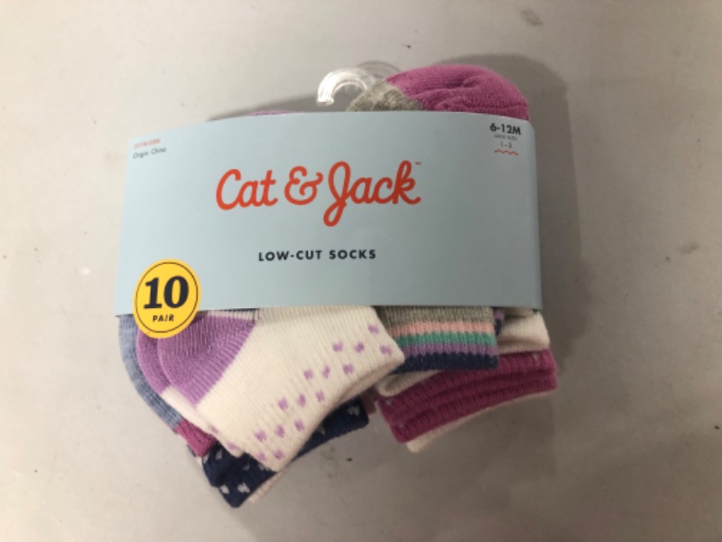 Photo 1 of Baby 10pk Low Cut Socks - Cat & Jack 6-12M