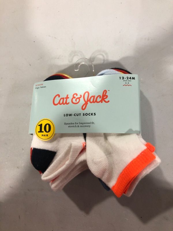 Photo 2 of Baby 10pk Low Cut Socks - Cat & Jack 12-24M