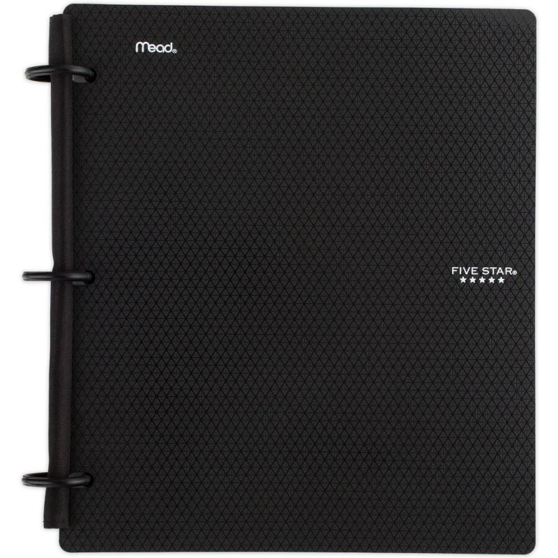 Photo 1 of 1" Notebinder Flex Quad Rule Black - Five Star

