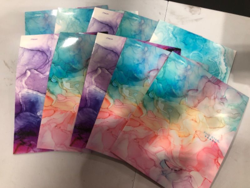 Photo 1 of Five Star Lava Portfolio Swirl SET OF 10 - COLORS VARY 
