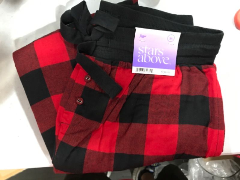 Photo 3 of 4 Pairs of Women's Perfectly Cozy Flannel Plaid Jogger Pajama Pants - Stars Above™ Size L