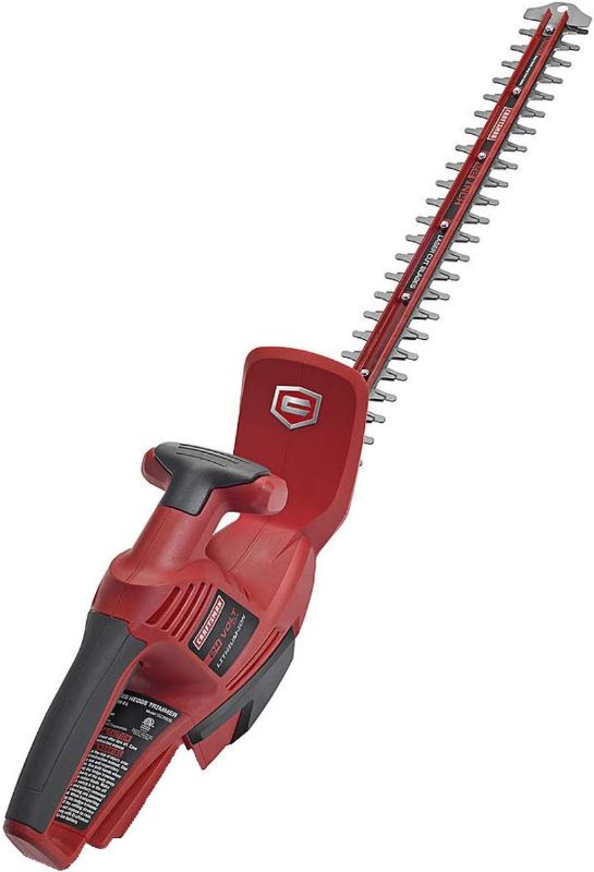 Photo 1 of Craftsman 24V Volt Max Lithium-Ion 22" Cordless Hedge Trimmer - Tool Charger and Battery Included Packaged)
