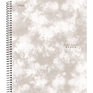 Photo 4 of [4 Packs] Five Star 1 Subject College Ruled Spiral Notebook [Warm Colors]