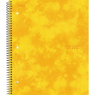 Photo 1 of [3 Pack] Five Star 1 Subject College Ruled Spiral Notebook [Colors Vary]