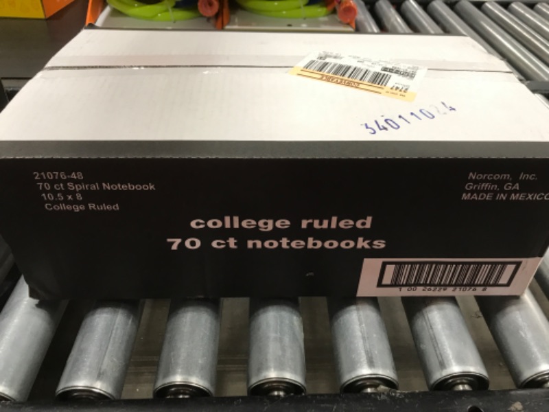 Photo 1 of [70 count] College Ruled 1 Subject 70 Sheets Notebooks [Colors Vary]