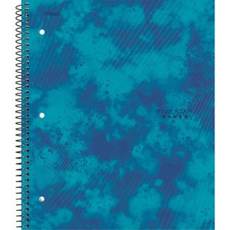 Photo 1 of [5 Pack] Five Star 1 Subject College Ruled Spiral Notebook [Blue]