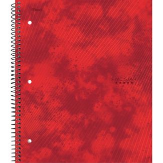 Photo 8 of [5 Pack] Five Star 1 Subject College Ruled Spiral Notebook [Colors Vary]