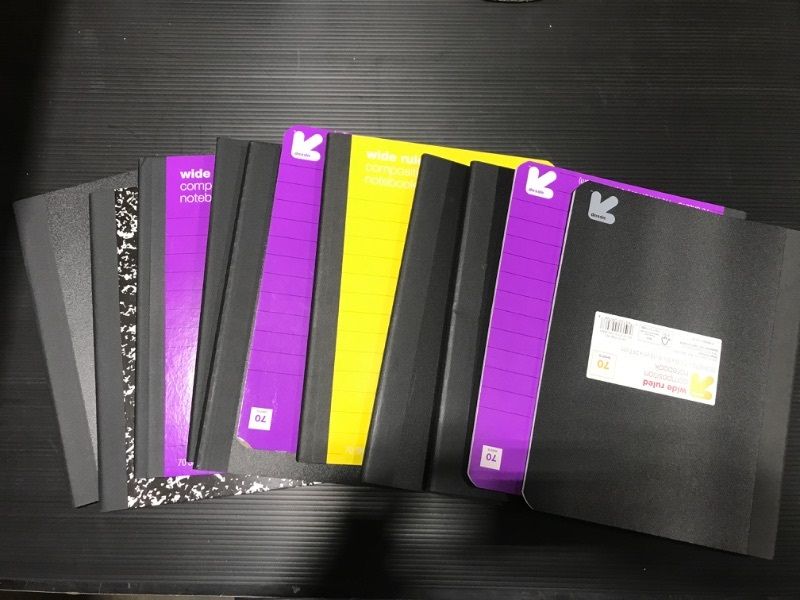Photo 1 of [10 Pack] Composition Notebooks [Various Colors and Designs]