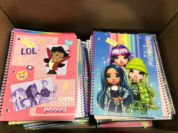 Photo 1 of Box Lot- Notebooks!!! [50 pcs] Various Designs and Colors!