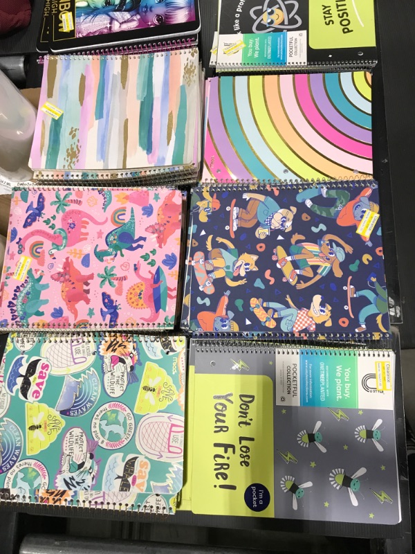 Photo 2 of [65pcs] Box Lot of Notebooks!!! Various Colors and Designs!