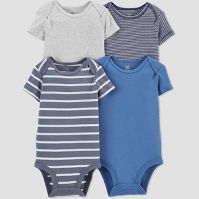 Photo 1 of Carter's Just One You®? Baby Boys' 4pk Basics Bodysuit Blue - Sz 12M