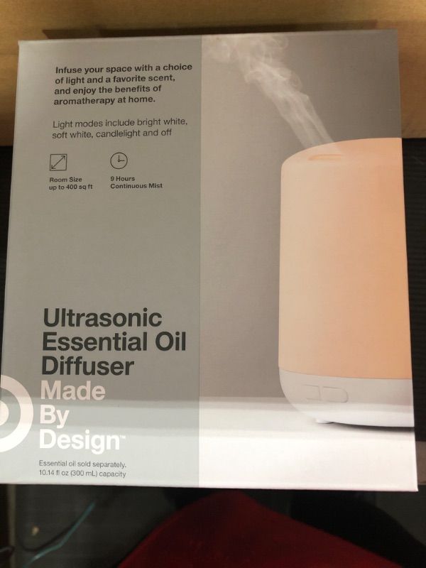 Photo 2 of 300ml Ultrasonic Oil Diffuser White - Made by Design - 2 pack