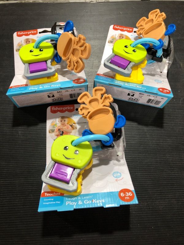 Photo 1 of Fisher Price Laugh And Learn Play And Go Keys - 3 pack case