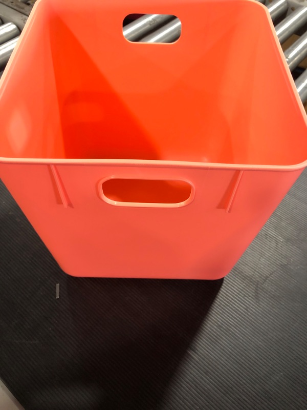 Photo 1 of 11" x 11" cube storage bins - 14 pack case