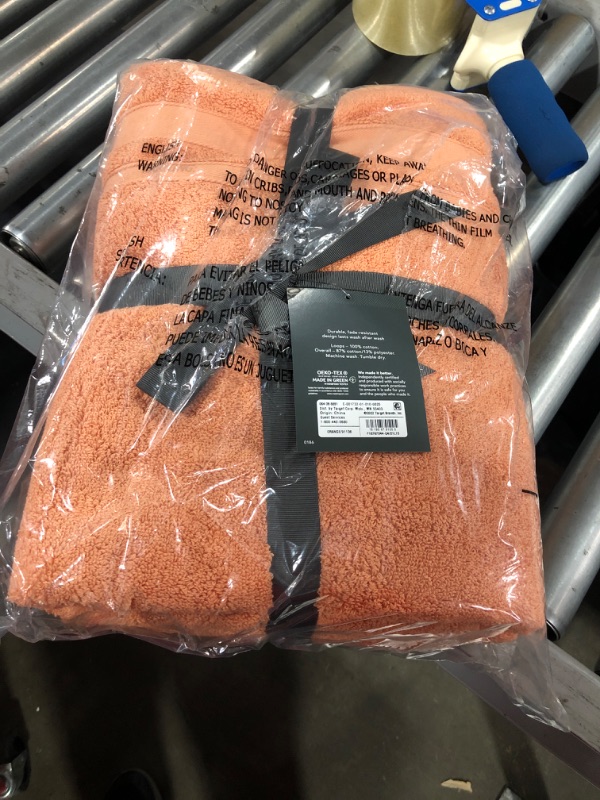 Photo 2 of 2pc Performance Bath Towel Set Coral - Threshold
