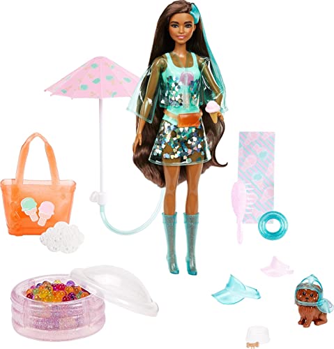 Photo 1 of DOLL IN PACKAGE IS RANDOM PICTURE FOR REFERENCE Barbie Dolls - Ice Cream Rain or Shine Doll Mystery Reveal Set
