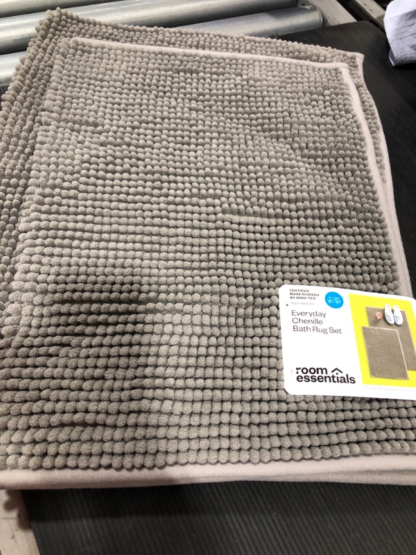 Photo 1 of 2pk Everyday Value Chenille Rugs - Room Essentials™

