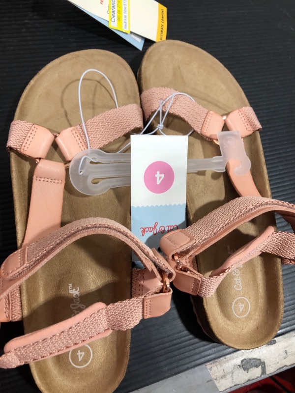 Photo 2 of Girls' Val Footbed Sandals - Cat & Jack™ SIZE 4 

