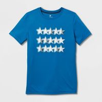 Photo 1 of BUNDLE OF 35+ Boys' Short Sleeve Stars Graphic T-Shirt - All in Motion™ Blue *SIZES BETWEEN XS-XL* 

