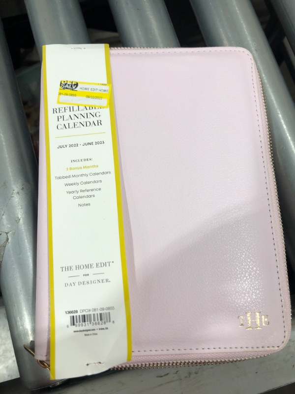 Photo 2 of 2022-23 Academic Planner Weekly/Monthly Clutch Zip Closure 5"x8" Blush - The Home Edit for Day Designer

