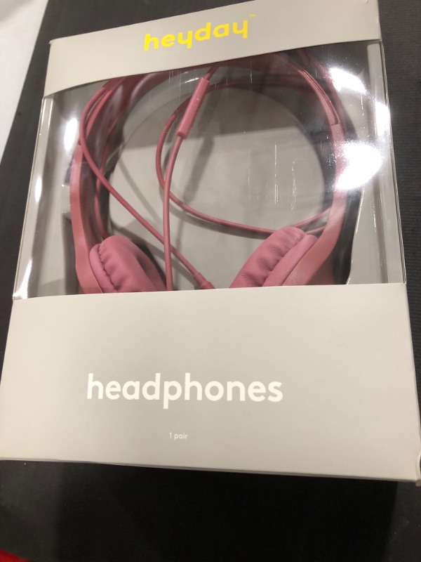 Photo 1 of Heyday Wired on-Ear Headphones - Dusty Pink
