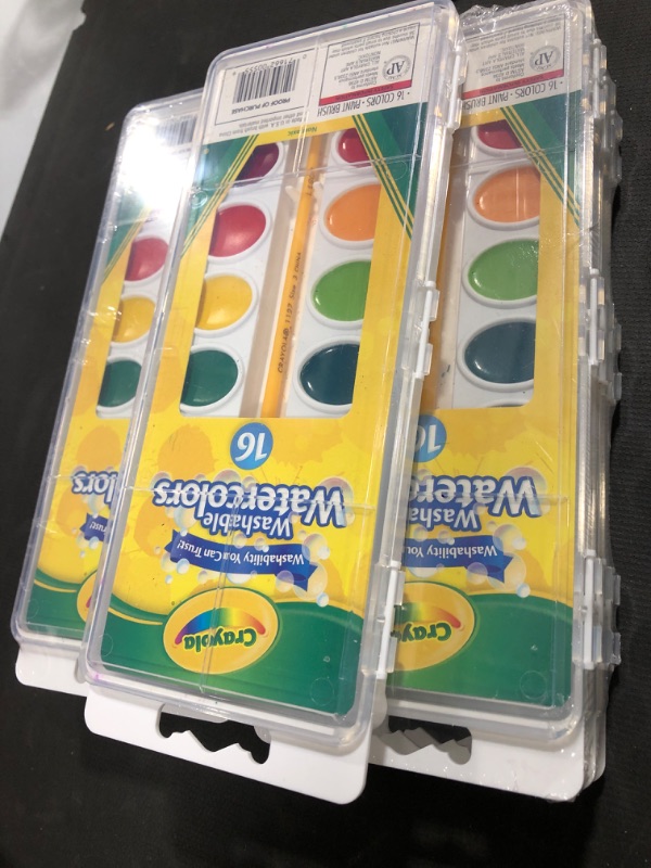 Photo 2 of Crayola Washable Watercolors - 16 Colors
Qty 7