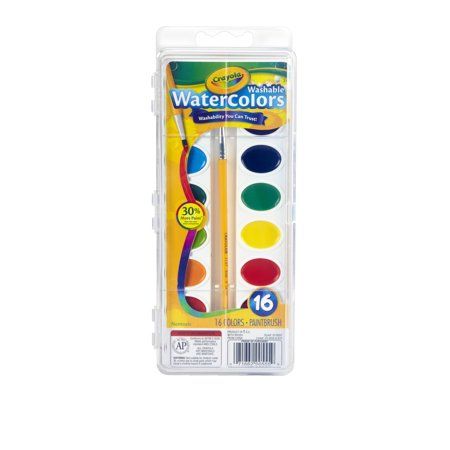 Photo 1 of Crayola Washable Watercolors - 16 Colors
Qty 7