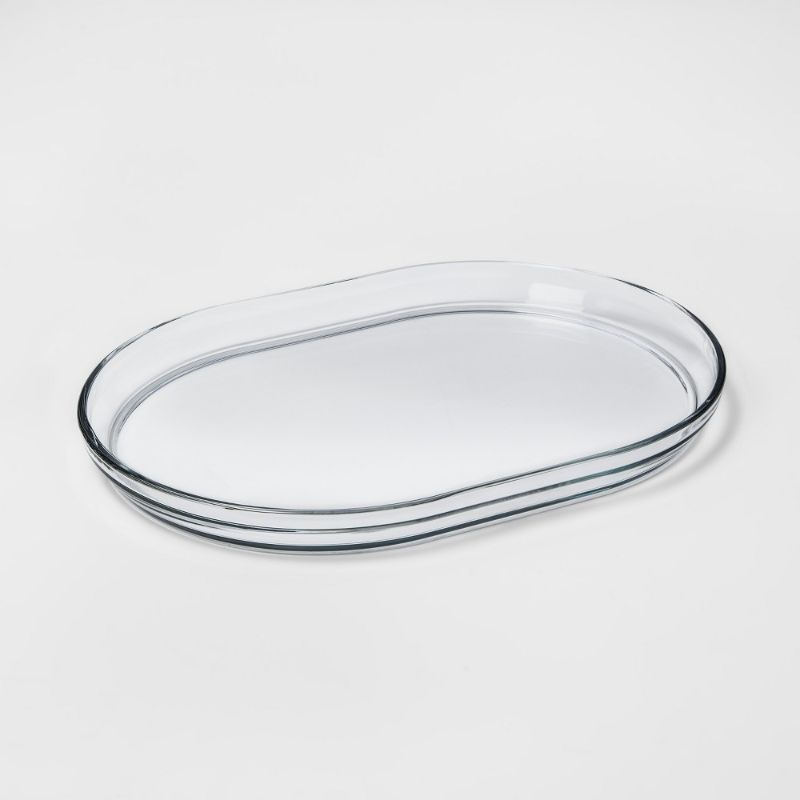 Photo 1 of 15"x11" Rectangular Glass Serving Platter - Project 62™
