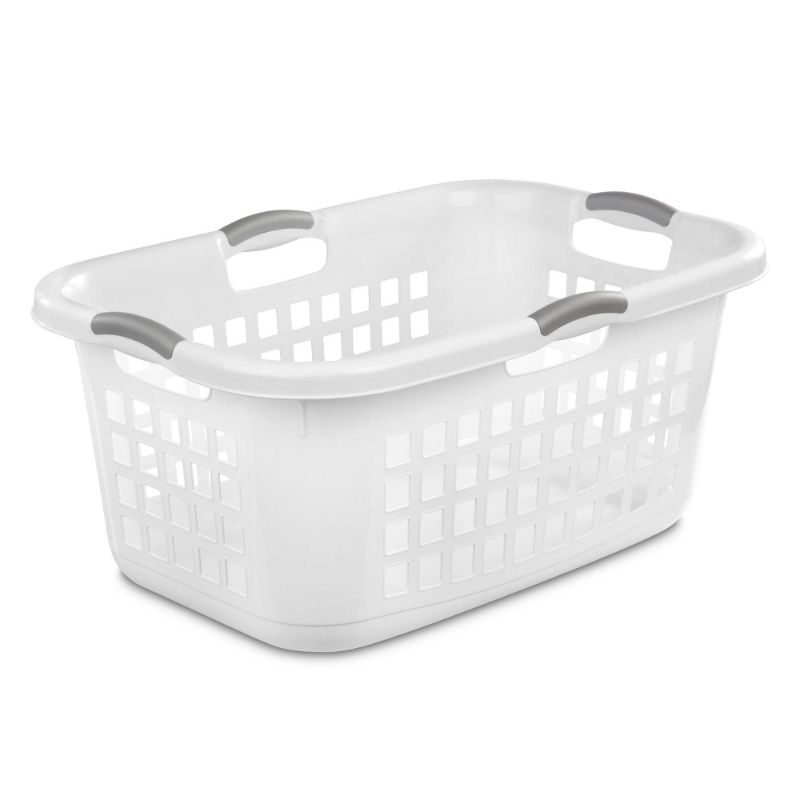Photo 1 of 2 Bushel Capacity Single Laundry Basket White - Room Essentials™
