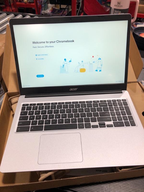 Photo 2 of Acer Chromebook 315, Intel Celeron N4000, 15.6-in FHD Display - CB315-3H-C2C3
