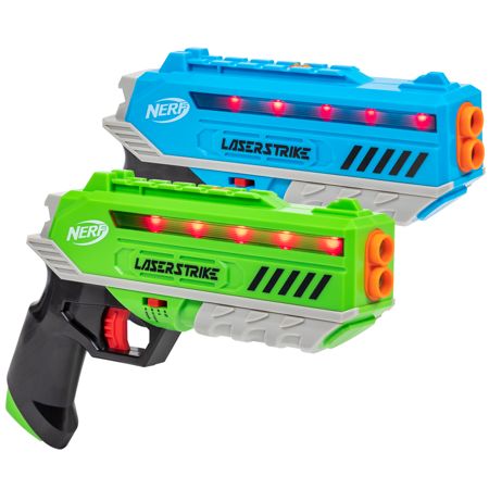 Photo 1 of Nerf Laser Strike 2-Player Laser Tag Blaster Set. 8 Blasters
